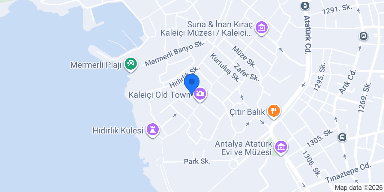 Defne Suites Oldtown konumu