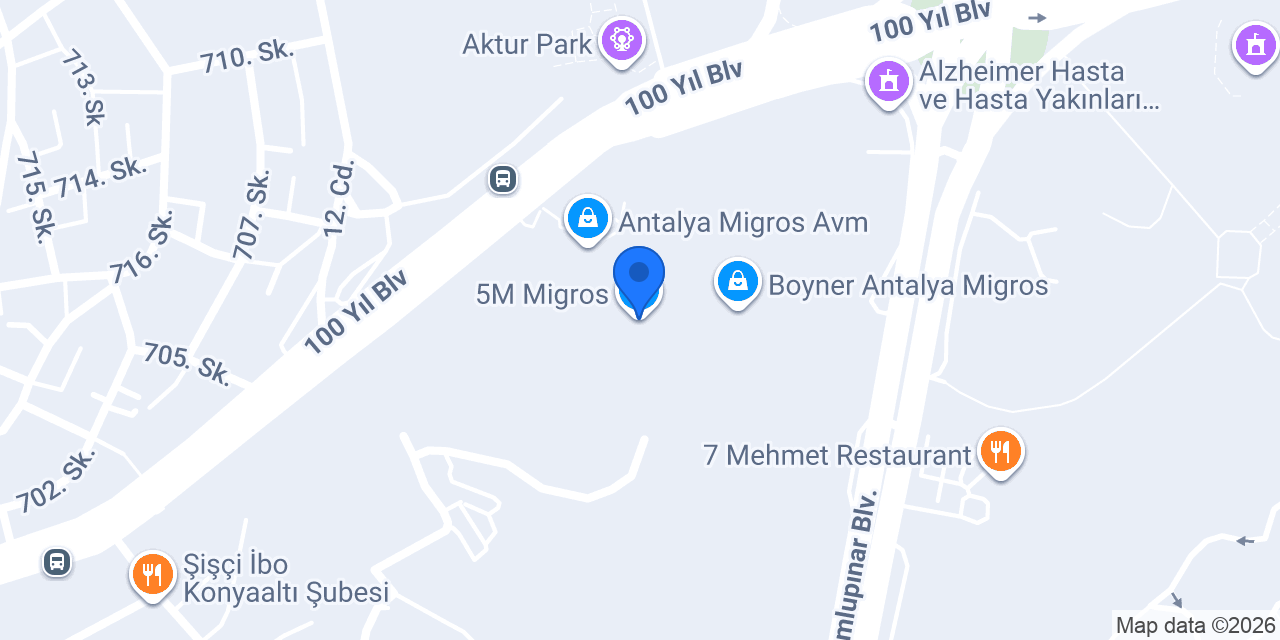 5M Migros konumu