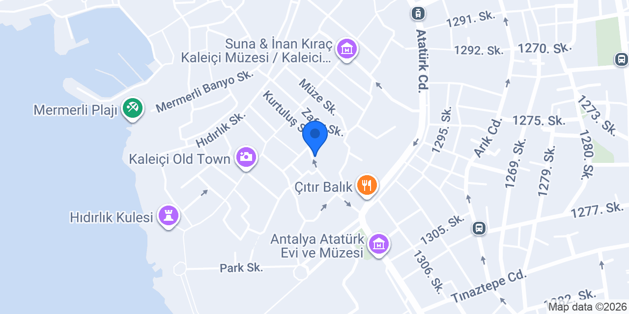 Antalya İncil Kilisesi konumu