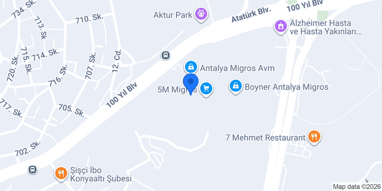 Kahve Dünyası - Antalya Migros konumu