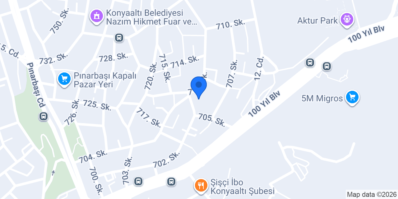 Terzi Kamil Zara konumu