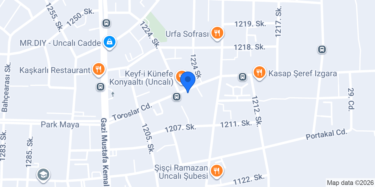 Urfalı Çağdaş konumu