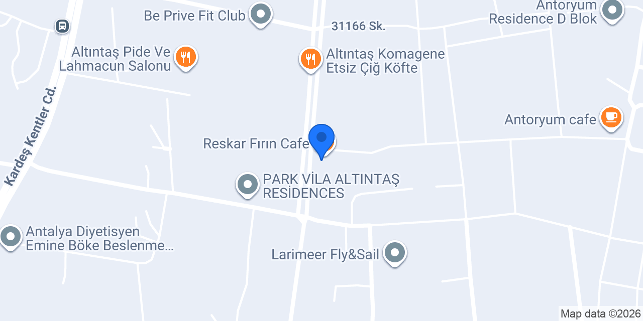 Altıntaş VİTA Veteriner Kliniği konumu