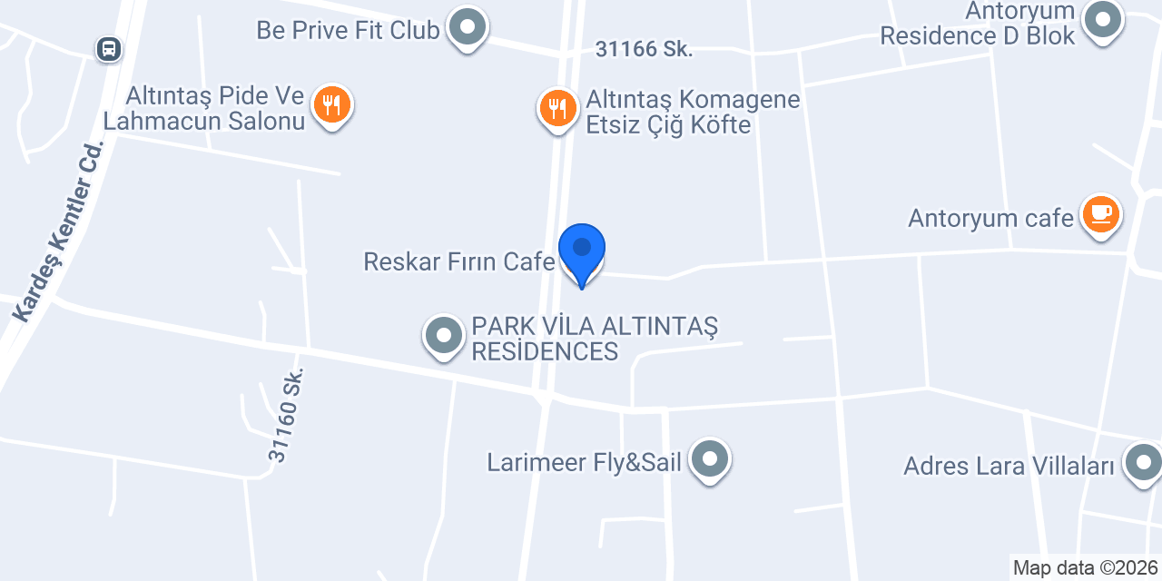 Reskar Fırın Cafe konumu