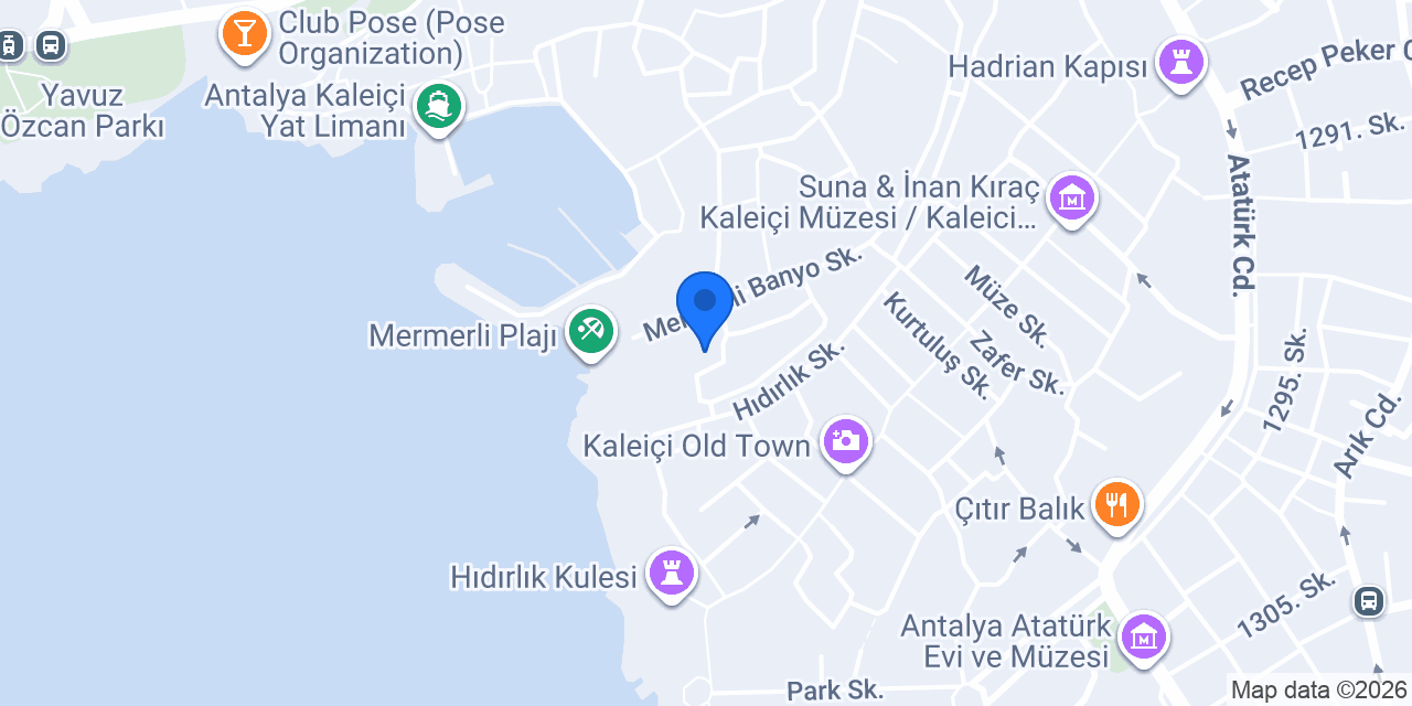 Antalya Etnografya Müzesi konumu