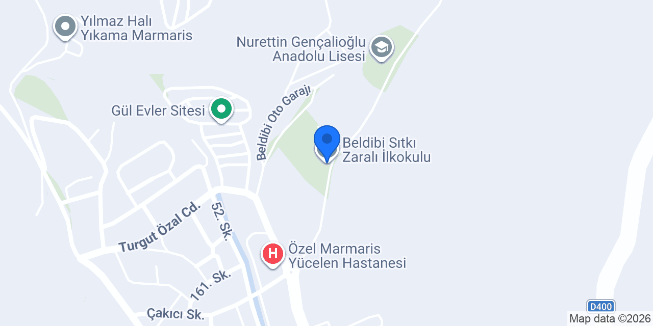 Beldibi Sıtkı Zaralı İlkokulu konumu