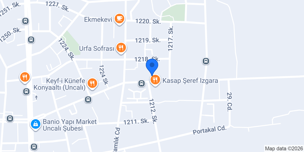 Secen Pastanesi Uncalı konumu