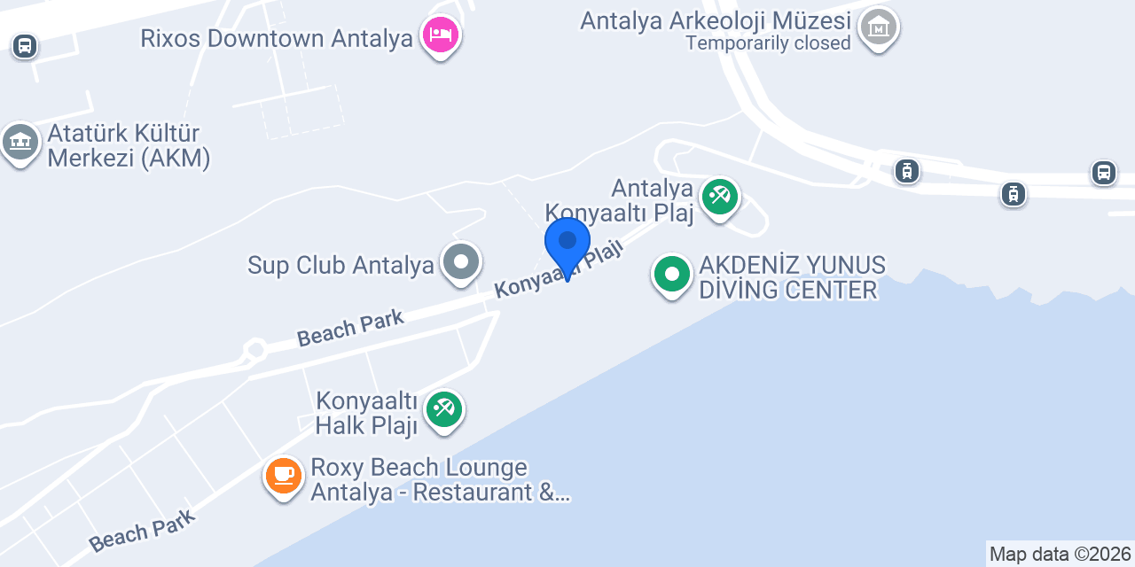 Antalya Beach Park Taksi konumu