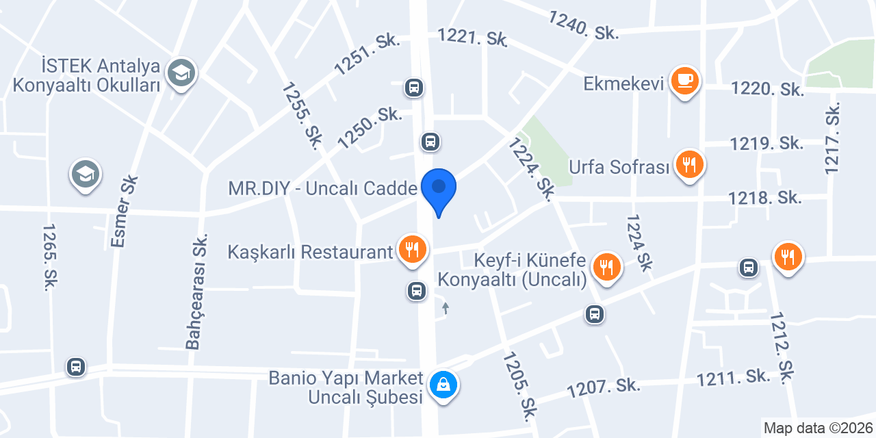 DenizBank Uncalı Şubesi konumu