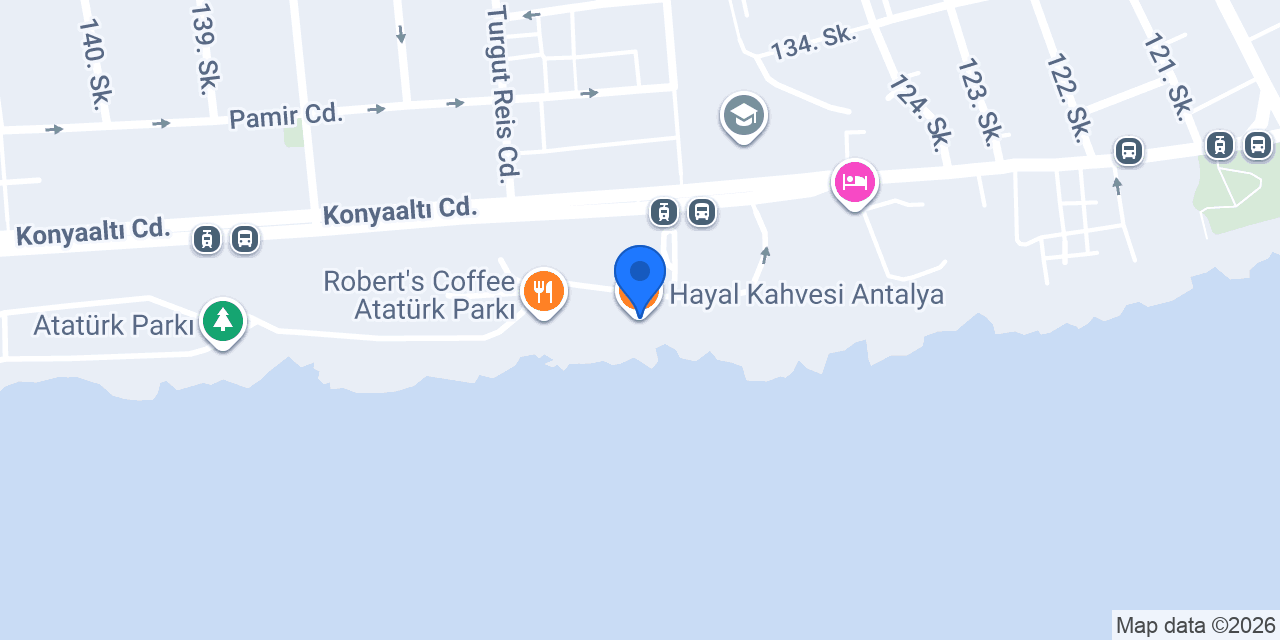 Hayal Kahvesi Antalya konumu