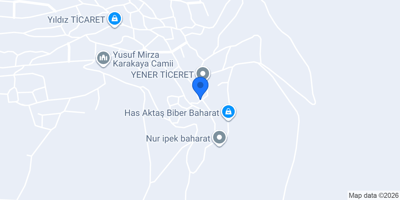 Özkurt baharat konumu