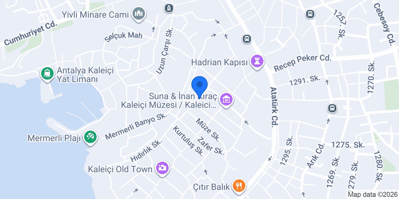 Atelya Art Hotel konumu
