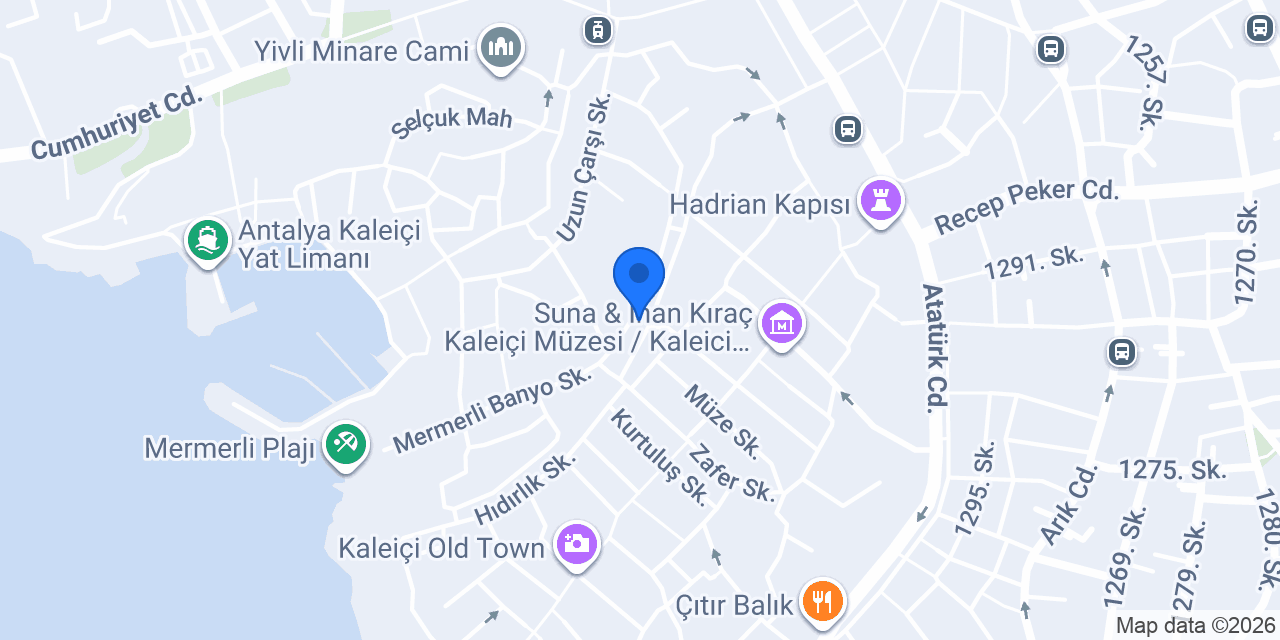 Odin Pub Antalya konumu