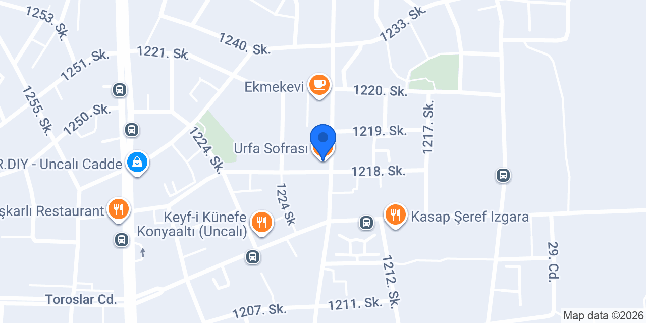 Urfa Sofrası konumu