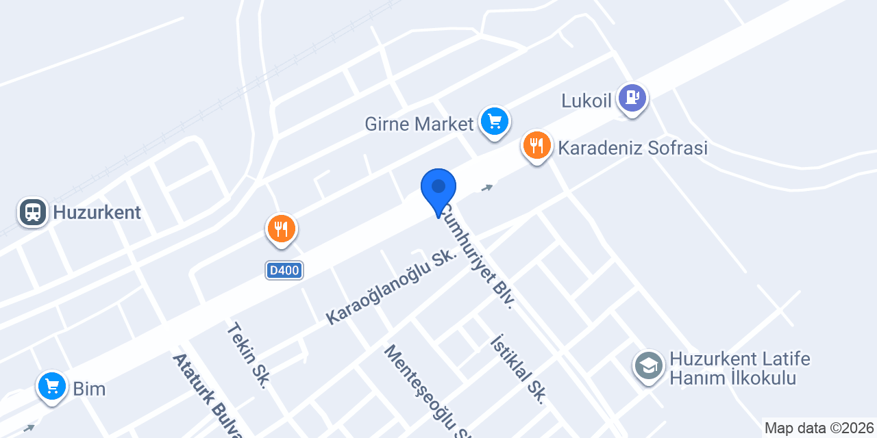 Öz Yörükoğlu Yapı Market konumu