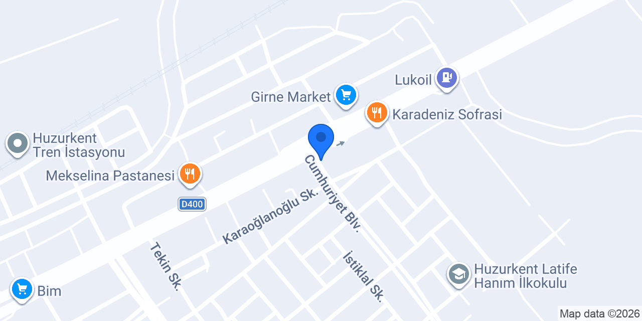 GÖRALLAR ZİYA EFENDİ HUZURKENT ŞUBESİ konumu