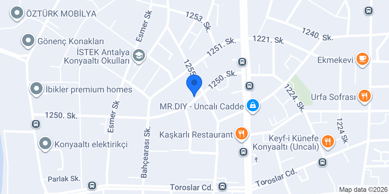 Uncuali Anaokulu konumu
