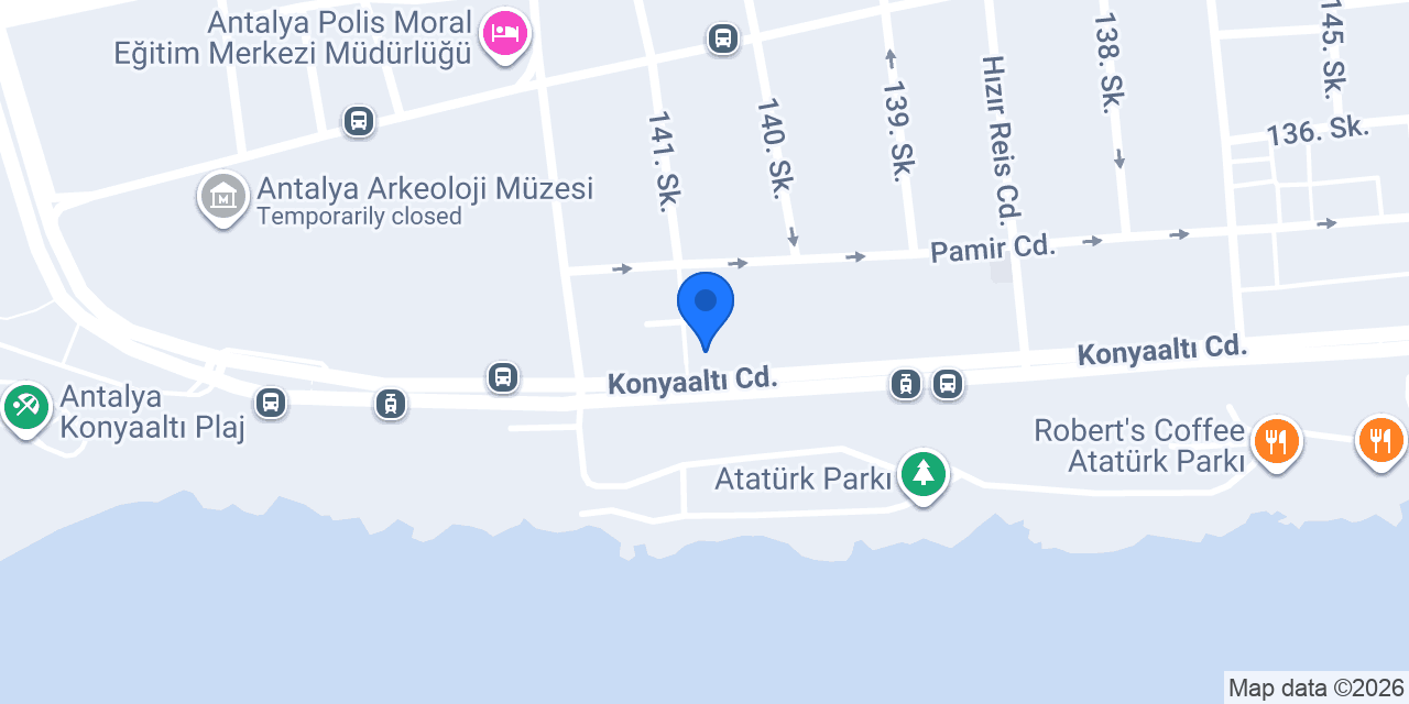 Garanti BBVA Konyaaltı Şubesi konumu