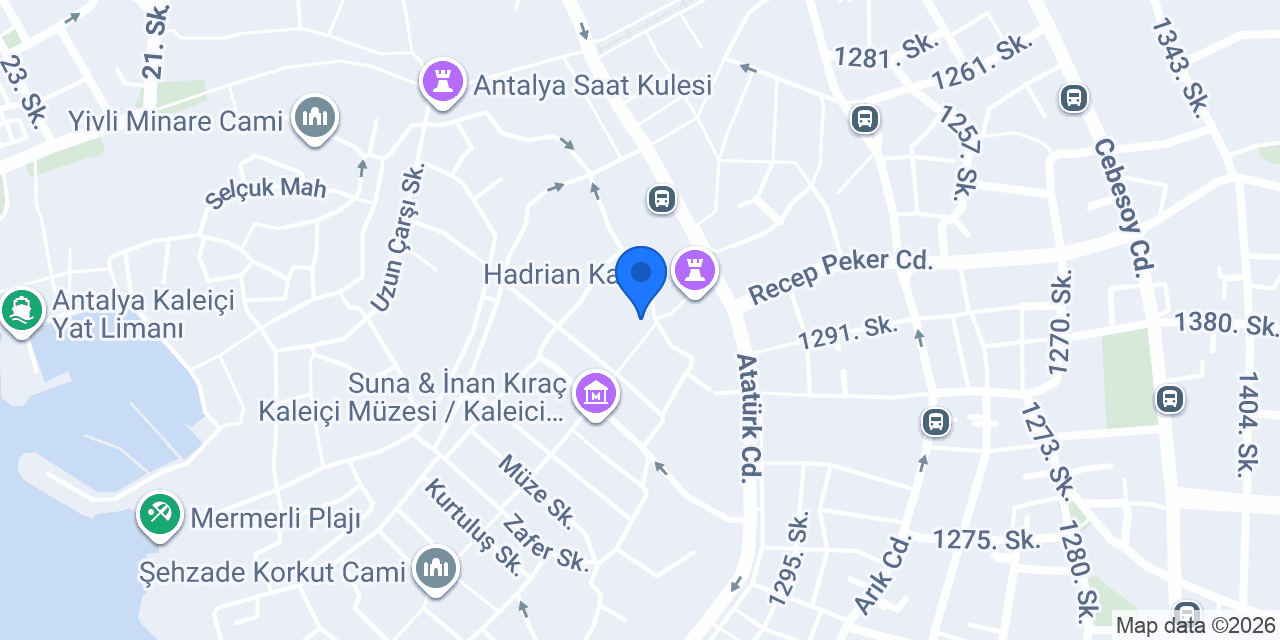 Kosa Butik Otel konumu