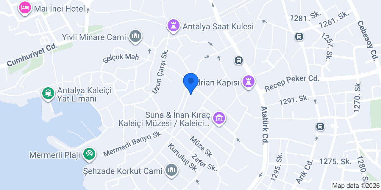 Dedehan Pansiyon konumu