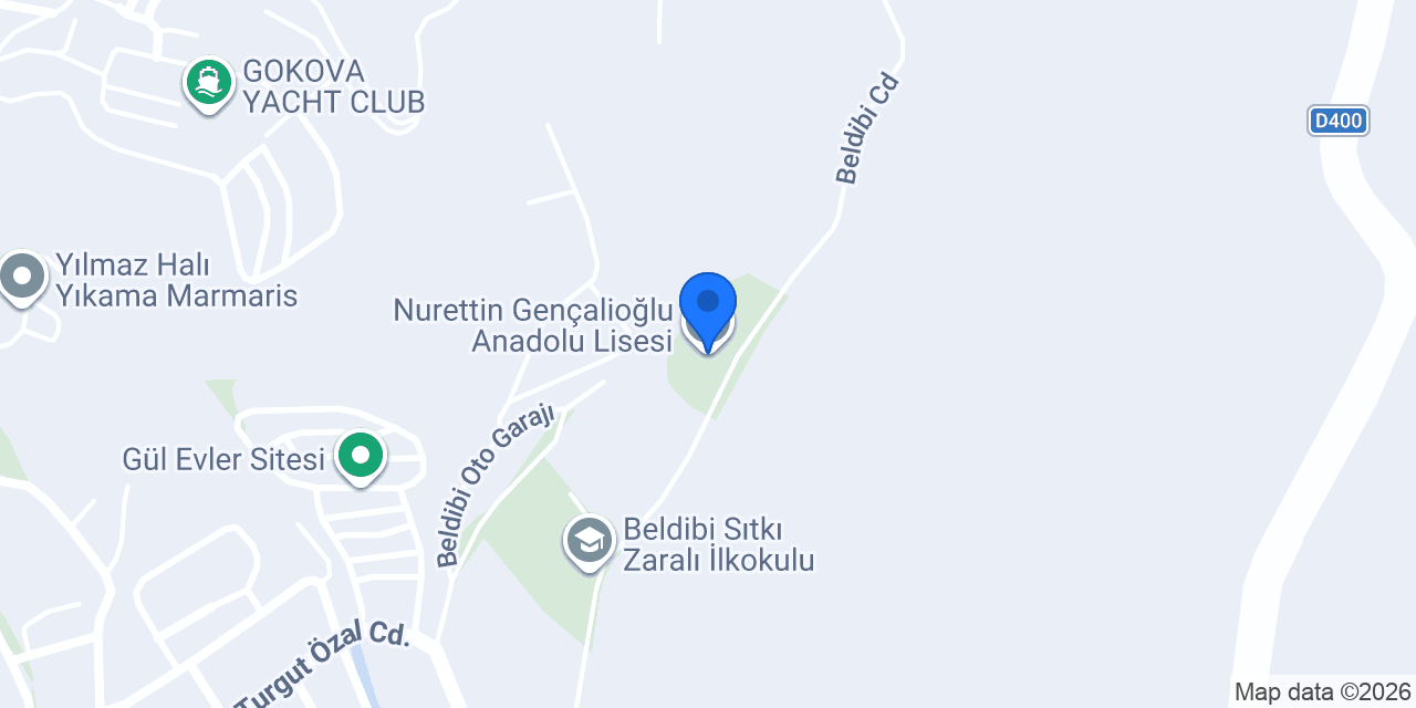 Nurettin Gençalioğlu Anadolu Lisesi konumu