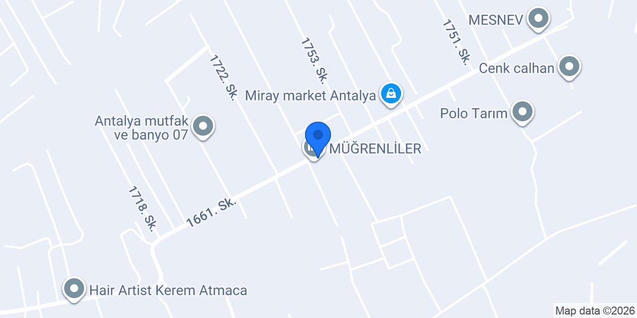 Antalya Çilingirci konumu