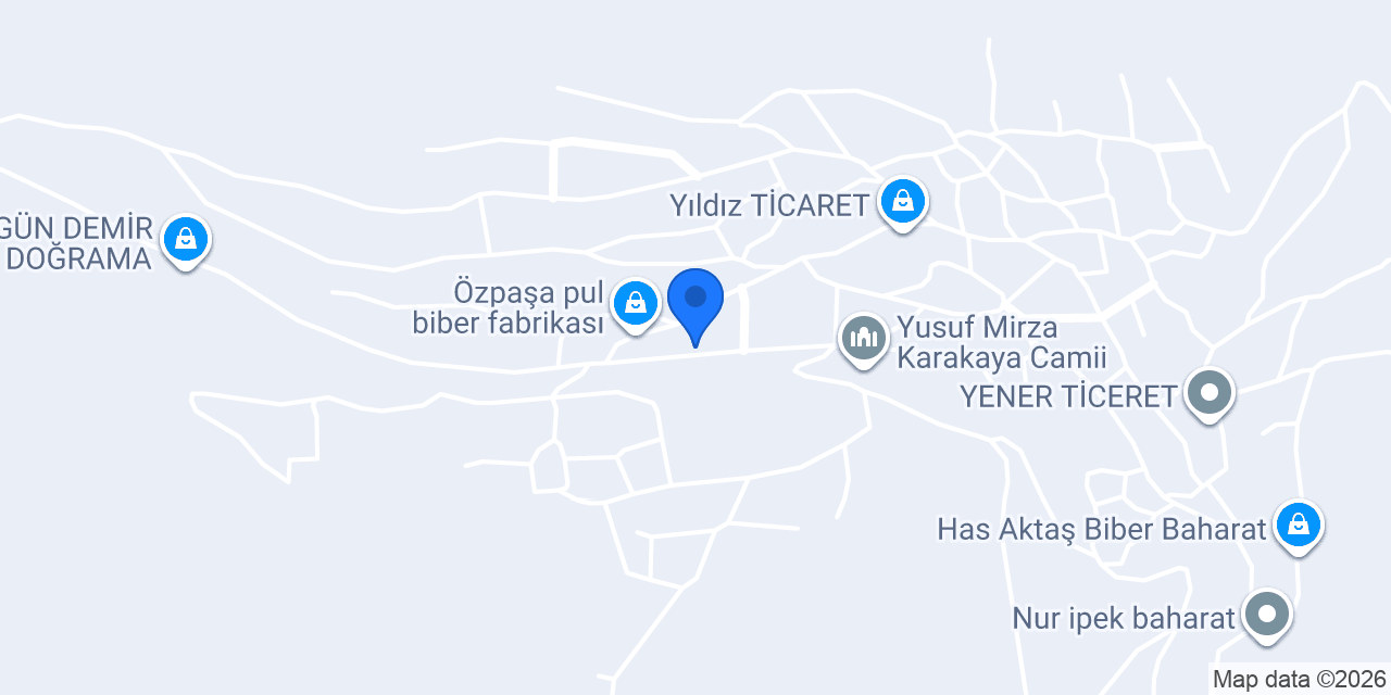 Acısan baharat konumu