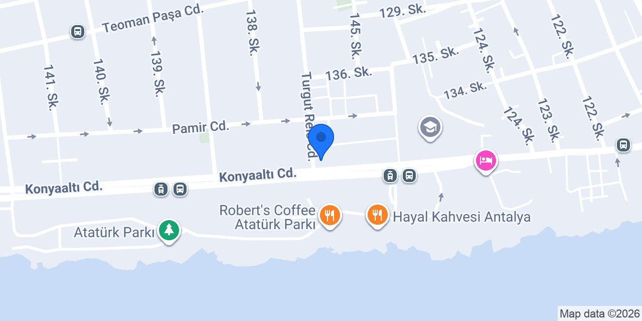 Kahvedeyiz Cafe konumu
