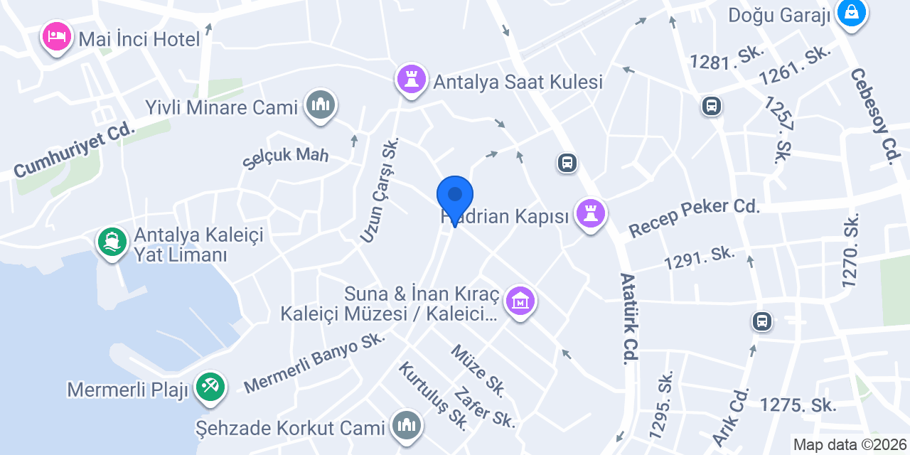 Eski Masal Hotel konumu