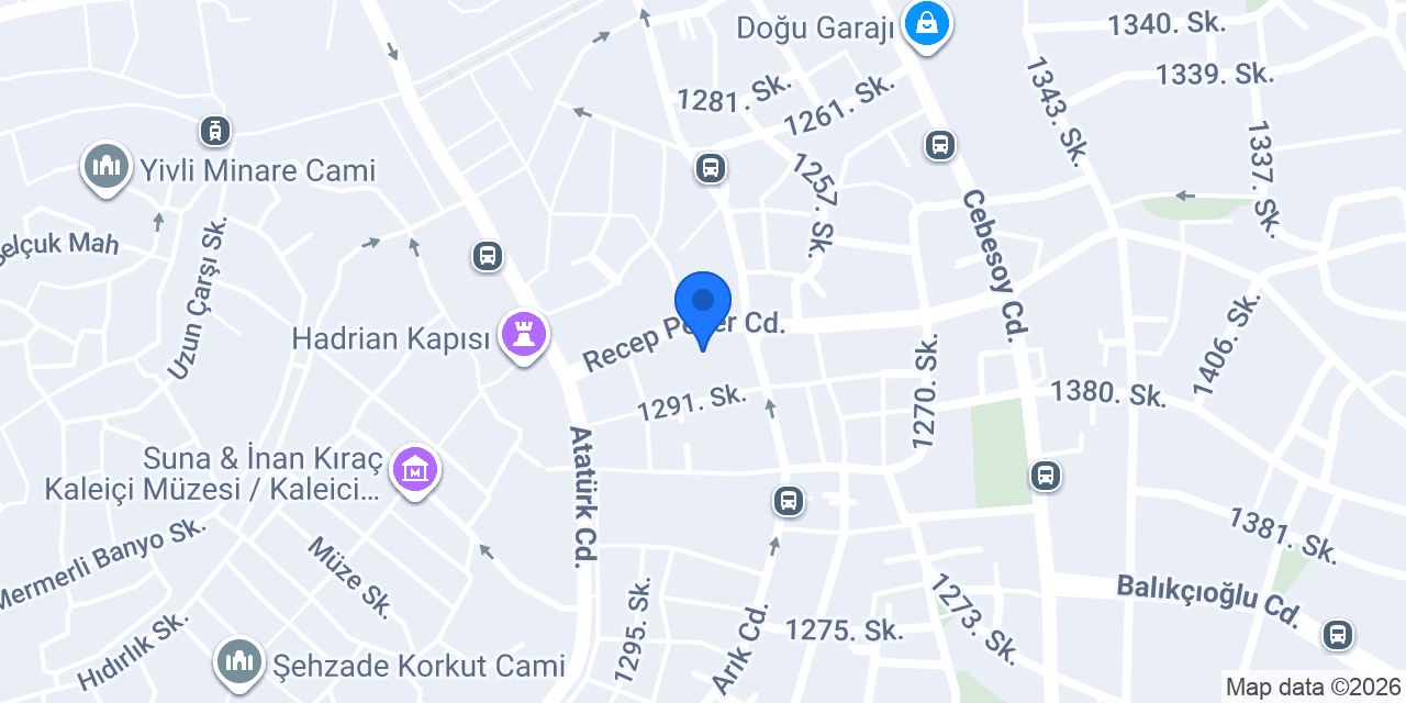 Antalya Çağdaş Özel Öğretim Kursu konumu
