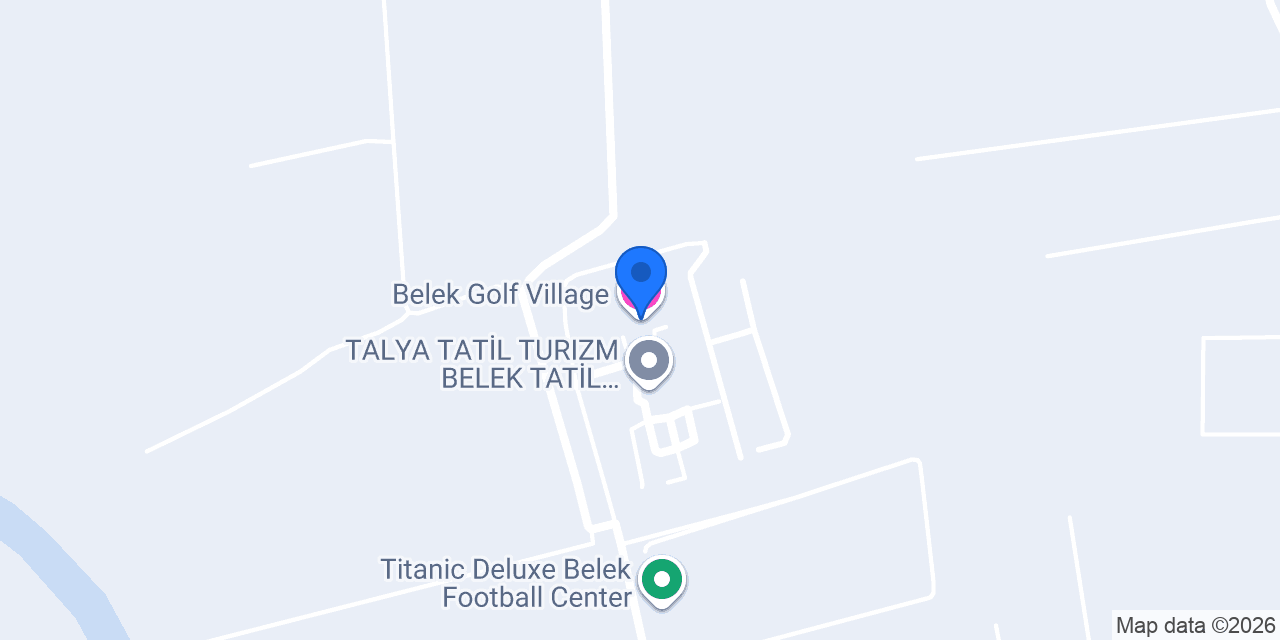 Belek Golf Village konumu
