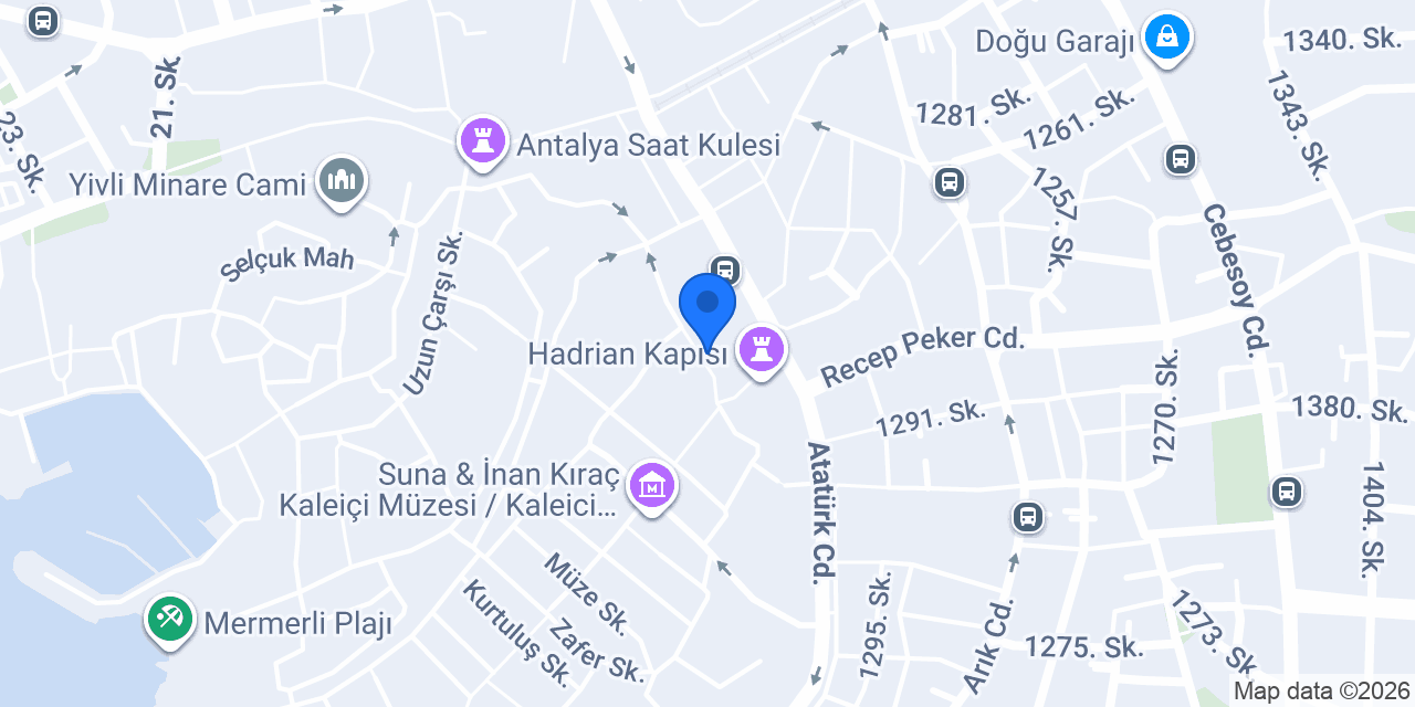 Üç Kapılar Meyhanesi konumu