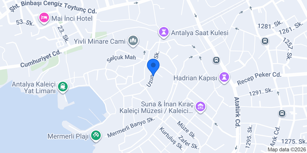İrisland antalya konumu