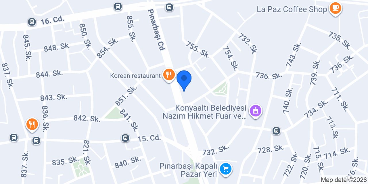 Mantı Mania Konyaaltı konumu