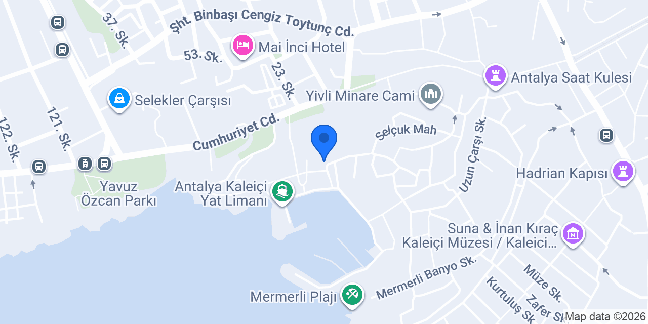 Adalya Port Hotel konumu