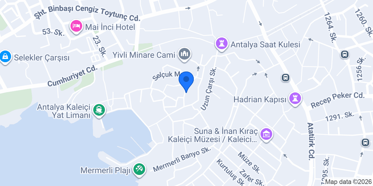 Gizli Bahçe konumu