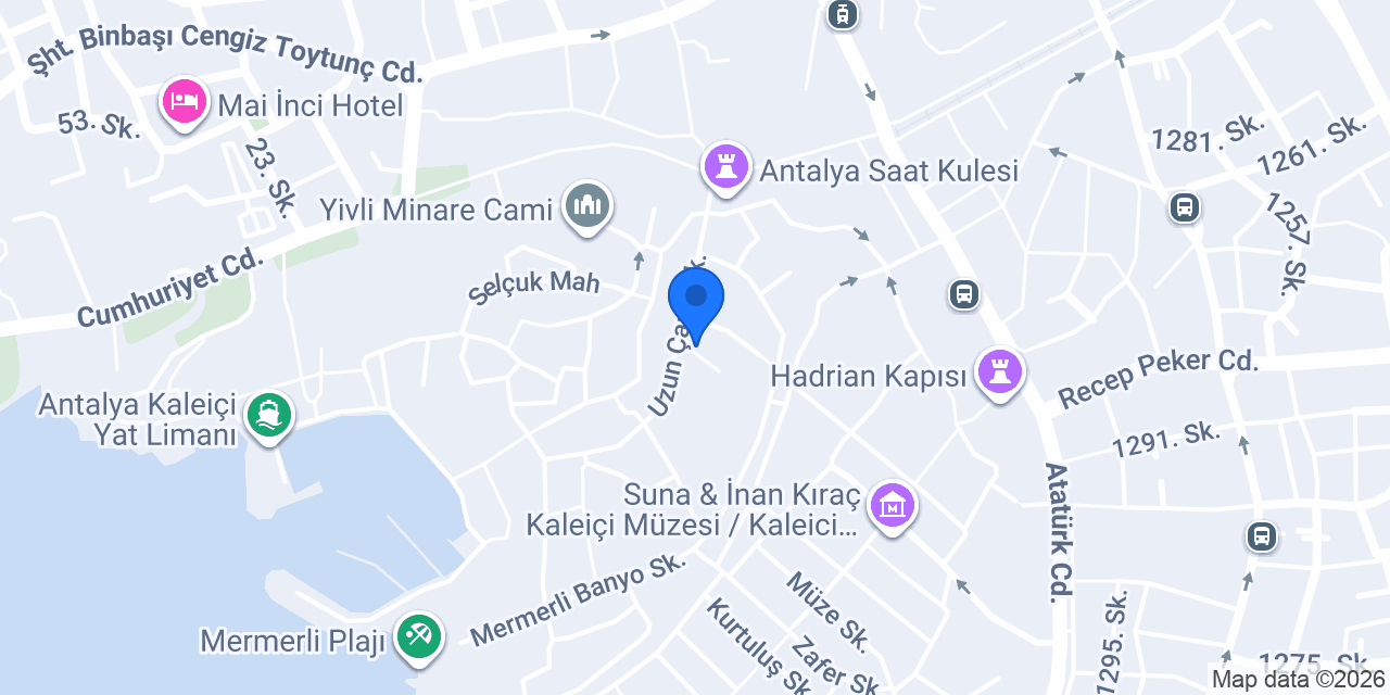 Bütünoglu Pansiyon konumu