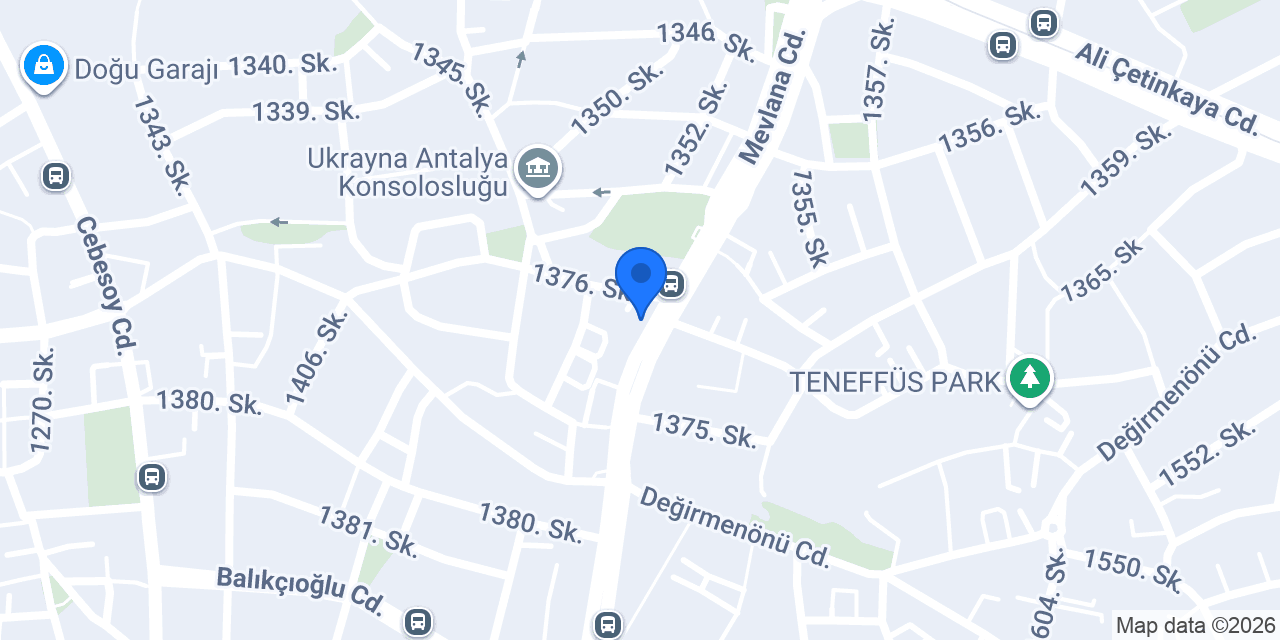 Parla Çiçek & Organizasyon konumu