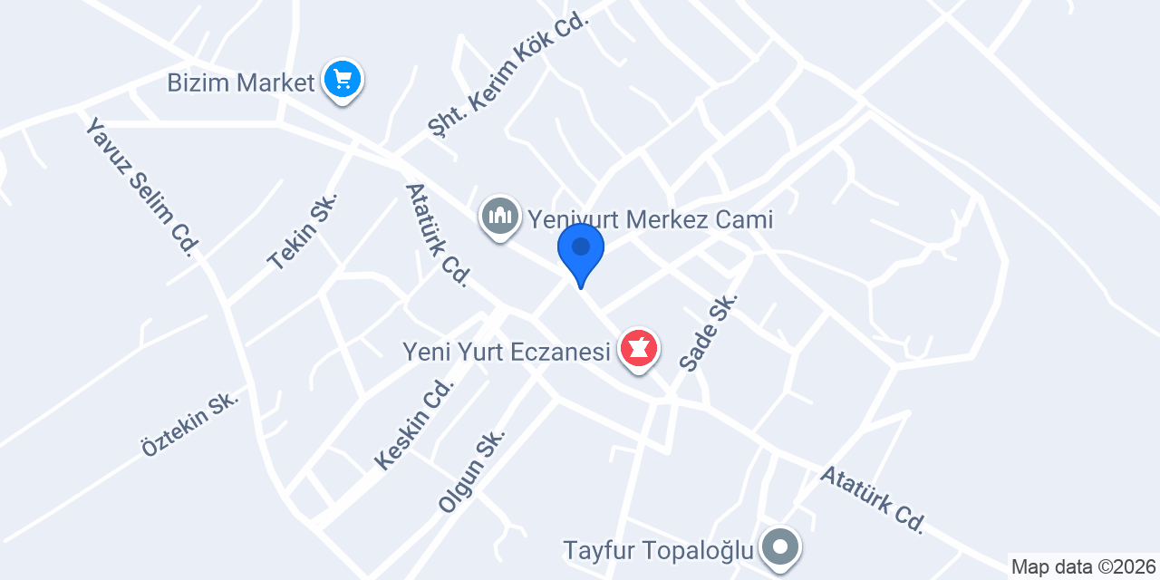 Ptt-yeniyurt Acentesi konumu