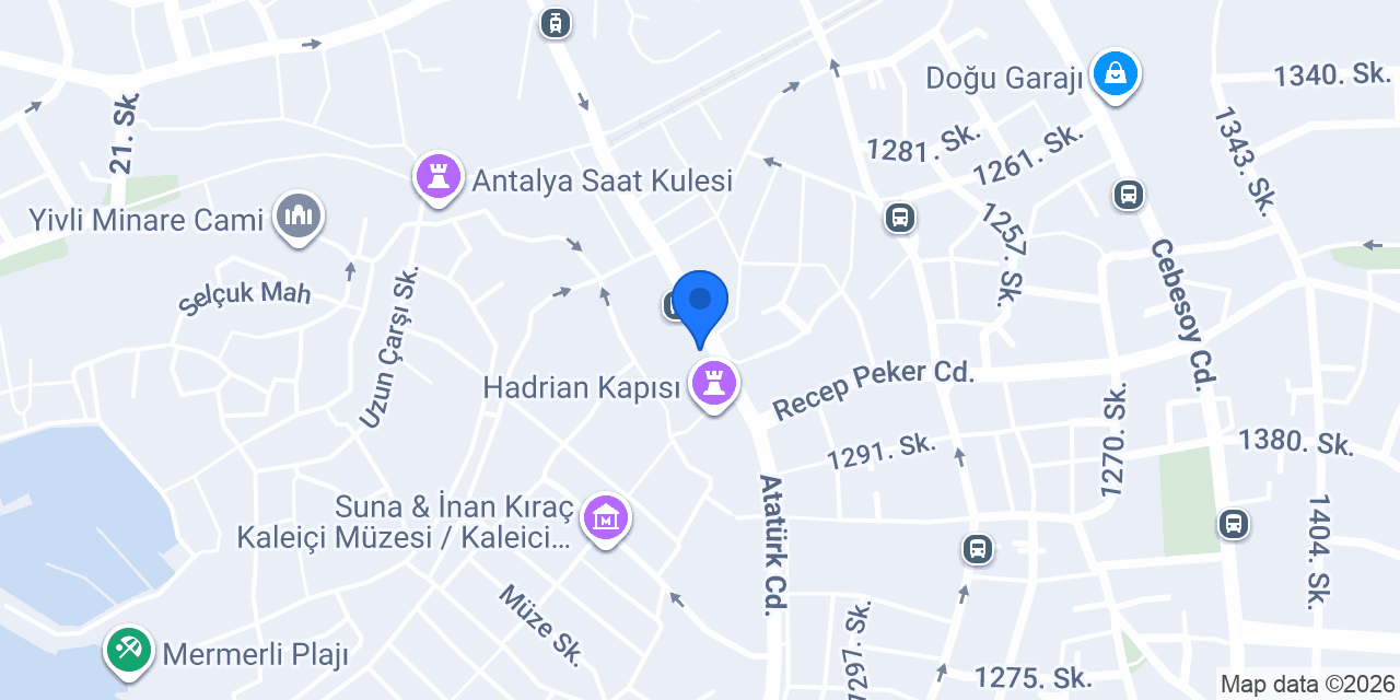 Saz Sepeti Antalya konumu