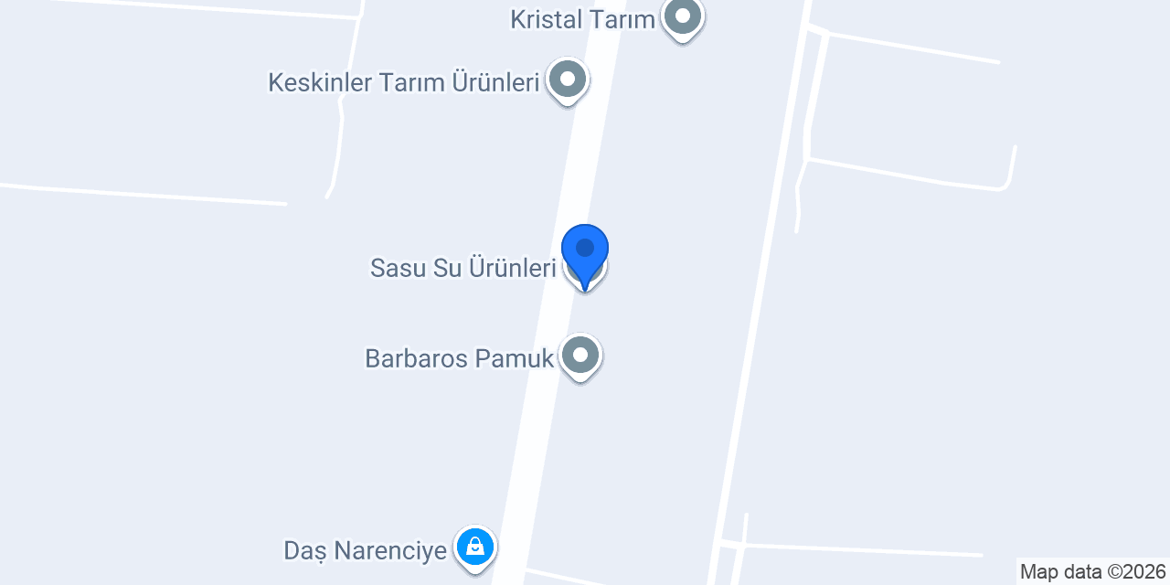 Sasu Su Ürünleri konumu