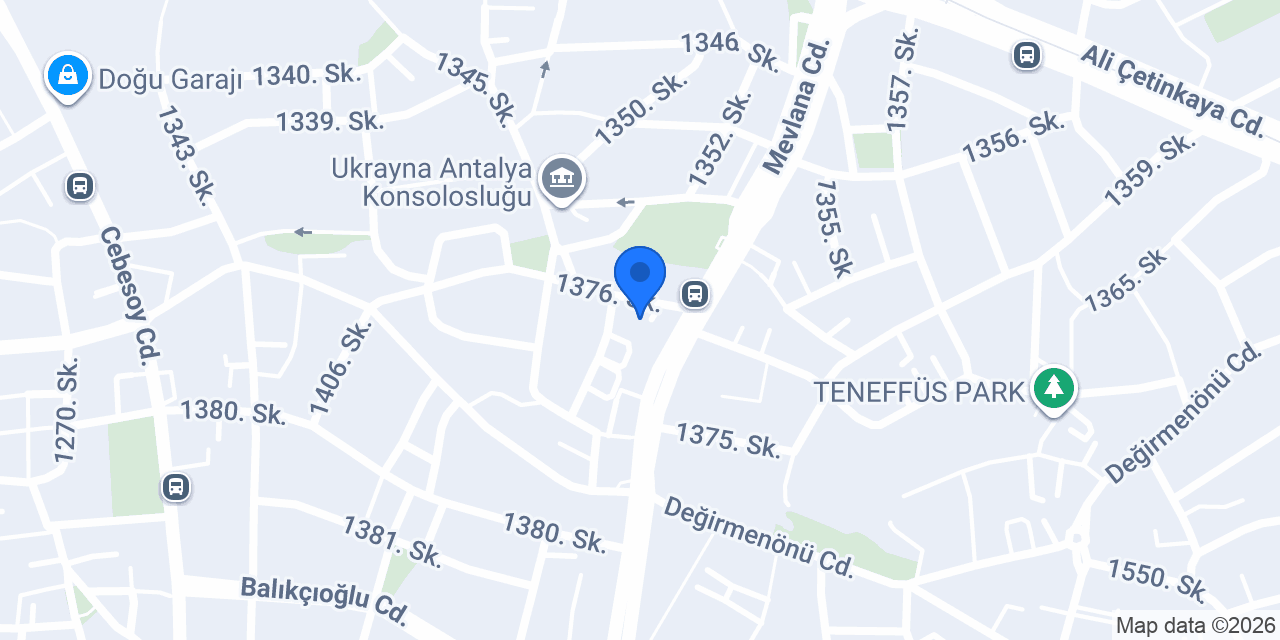 Onat Veteriner Kliniği konumu