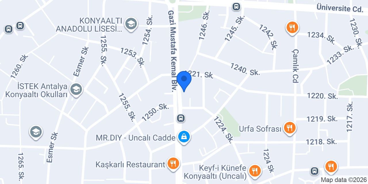 TEB Uncalı Şubesi konumu