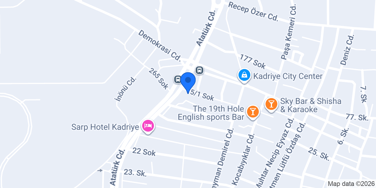 Nur Pastaneleri Kadriye şubesi konumu