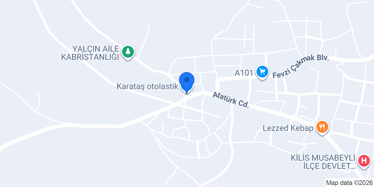 Karataş otolastik konumu