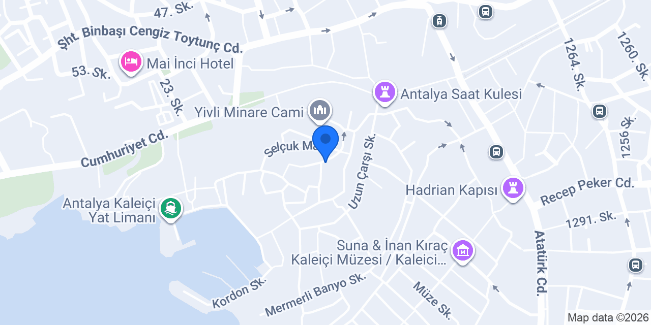 Simurg Cafe konumu