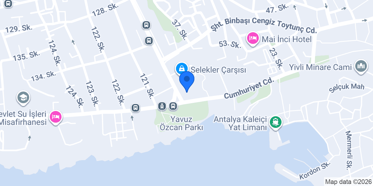 Antalya Parfümeri konumu