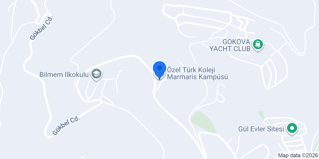 Özel Türk Koleji Marmaris Kampüsü konumu