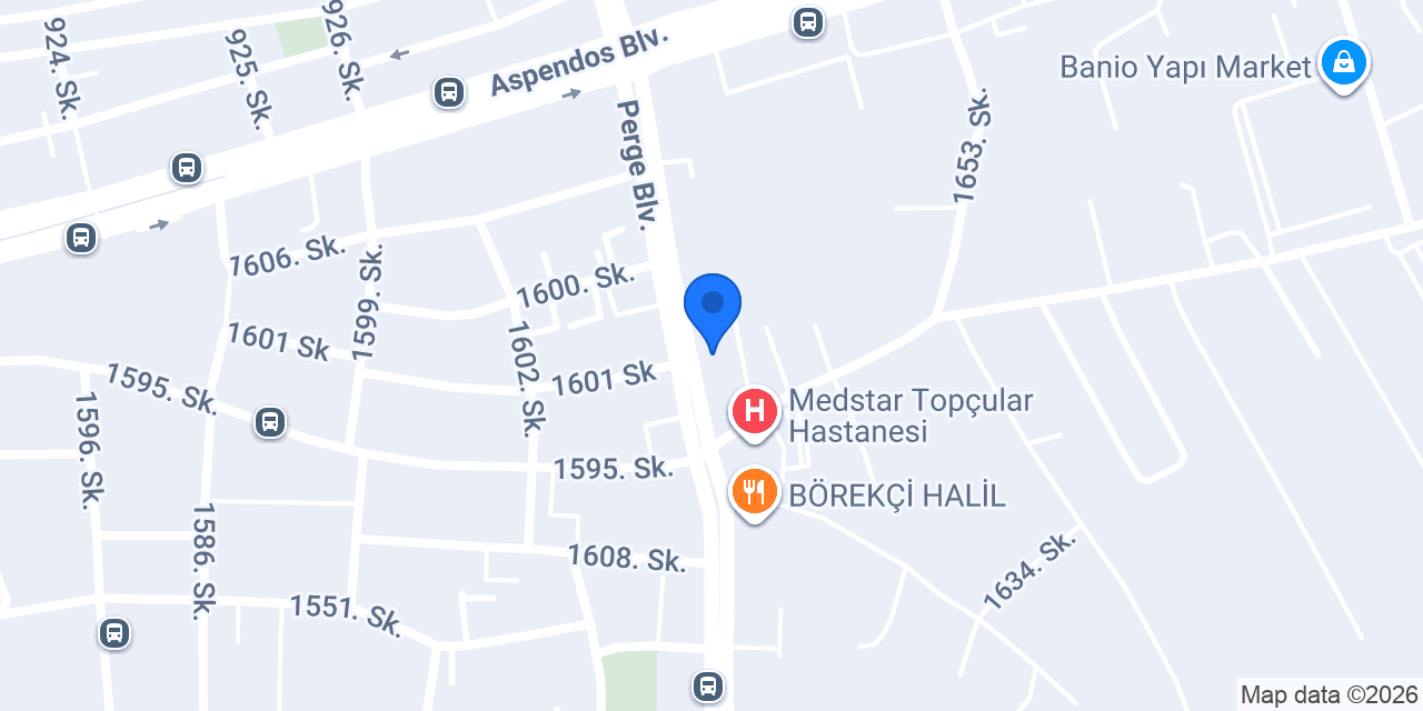 Aspendos Pilot Garage Oto Ekspertiz ve Servis konumu