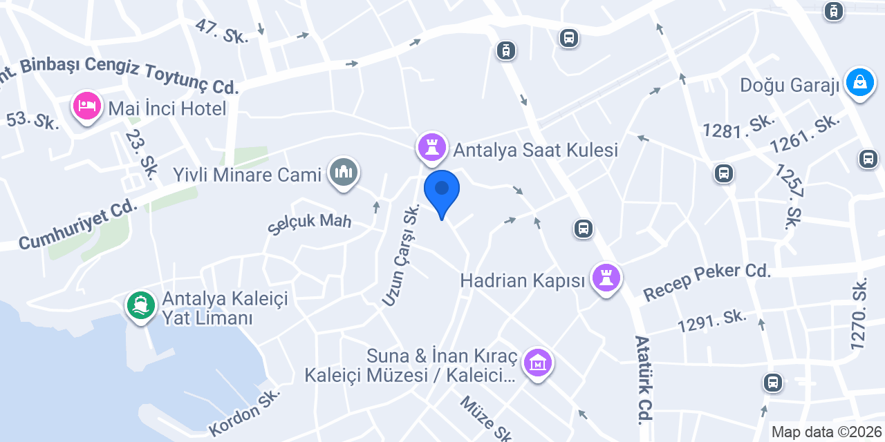 Antalya 2.Noter konumu